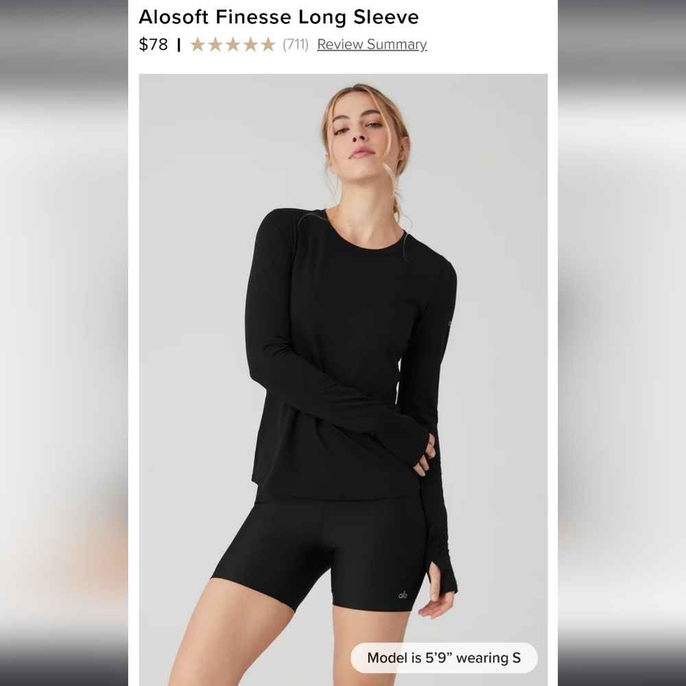 Alosoft Finesse Long Sleeve